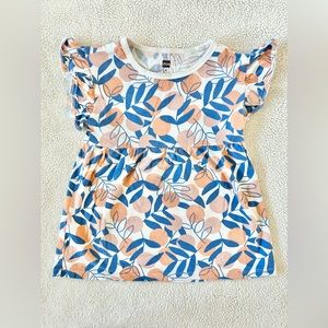 Tea Collection Ruffle Sleeve Dress, Size 3T